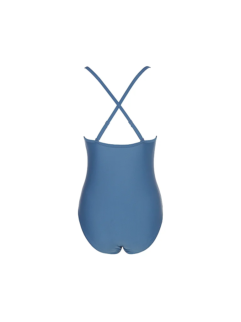 Darling Harbour Damen Badeanzug Wrapped Dunkelblau | 36-image